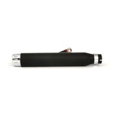 Rage Universal Muffler 17" Long Black With Chrome End Cap Exhaust Slip-Ons And Mufflers Highway Hawk