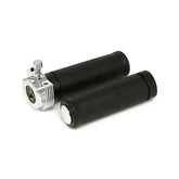 Oem Style Throttle Assembly With Grips, Single Cable. Chrome Throttle Assy With Grips Mcs
