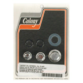 Colony oil pump and crankcase plug set OIL PUMPS MOUNT KITS Colony