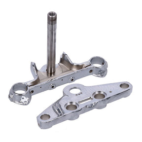 Stock Style Fl 41mm Triple Trees. Chrome Triple Trees 41Mm Minus 2 Dg Rake Mcs