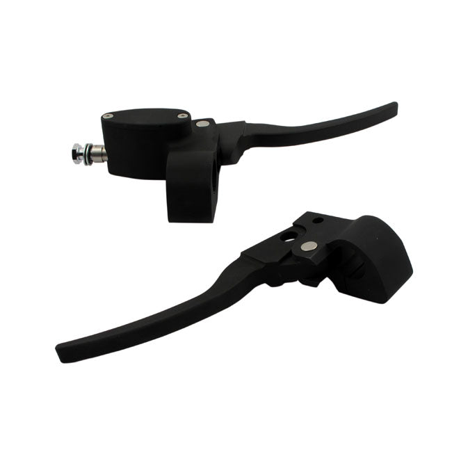 Custom Handlebar Control Kit Mech. Clutch. Matte Black Handlebar Control Kits Mcs