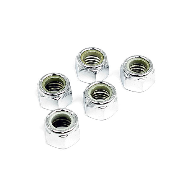 Chrome Nylon Locknuts 7/16 14 Lock Nut Usa Sizes Gardner Westcott