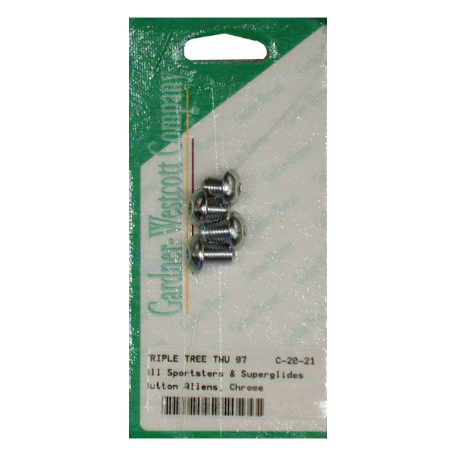 Triple Tree Side Bolt Set. Button Head Triple Trees Misc Gardner Westcott