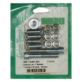 Gardner Westcott, Fender Strut Mount Kit. Chrome Allen Head Fender Strut Mount Kits Gardner Westcott