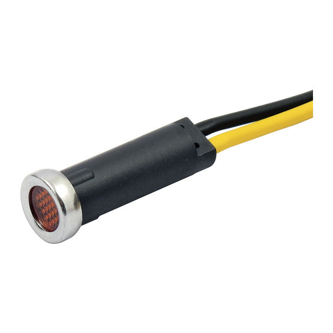 Custom 5/16" Led Indicator Light. Amber Lens Indicator Lights Led Mcs