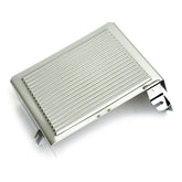 Battery Side Cover. Chrome. Ribbed Battery Covers Mcs