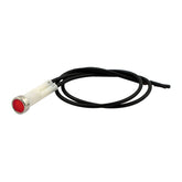 3/8 Indicator Light. Red, No Symbol Indicator Lights Mcs