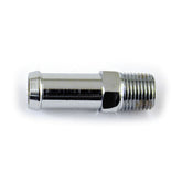 Oil Line Fitting, Straight. Chrome Oil Line Fittings Mcs