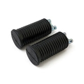 Oem Style Footpegs, Large Diameter. Black Footpegs Mcs