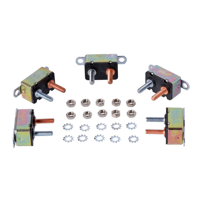 Circuit Breaker, Automatic. Dual Mount, Metal. 50 A Circuit Breakers Mcs