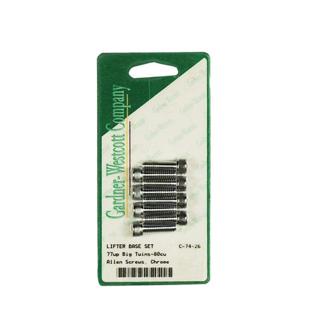 Gw, Tappet Block Mount Kit. Allenhead, Chrome Tappet Block Mount Kits Gardner Westcott