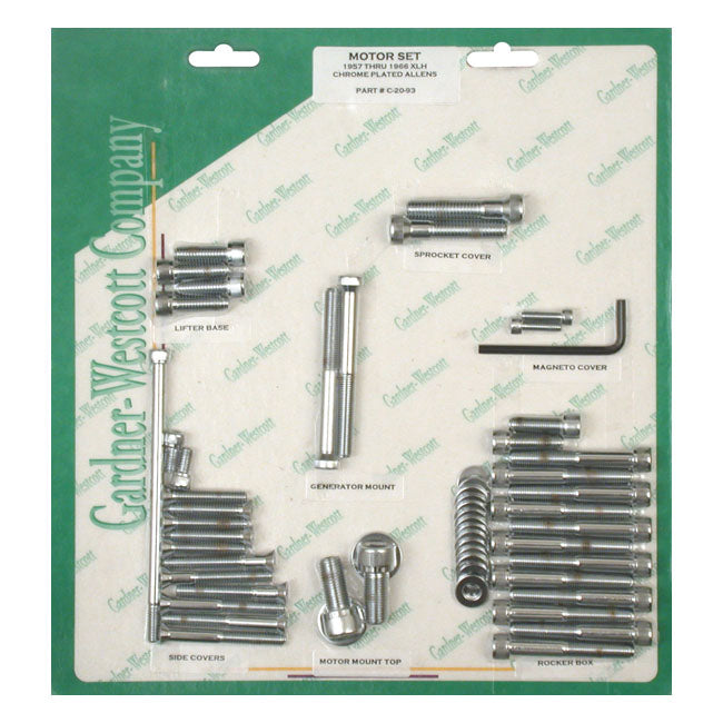 Motor Screw Set, Chr. Allen Motor Screw Kits Gardner Westcott