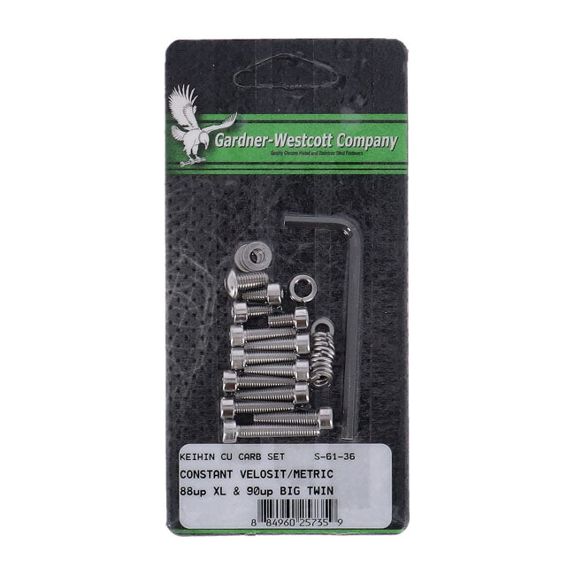 Gw, Keihin Cv Floatbowl Mount Kit. Stainless Allen Carbs Keihin Repl Parts Gardner Westcott