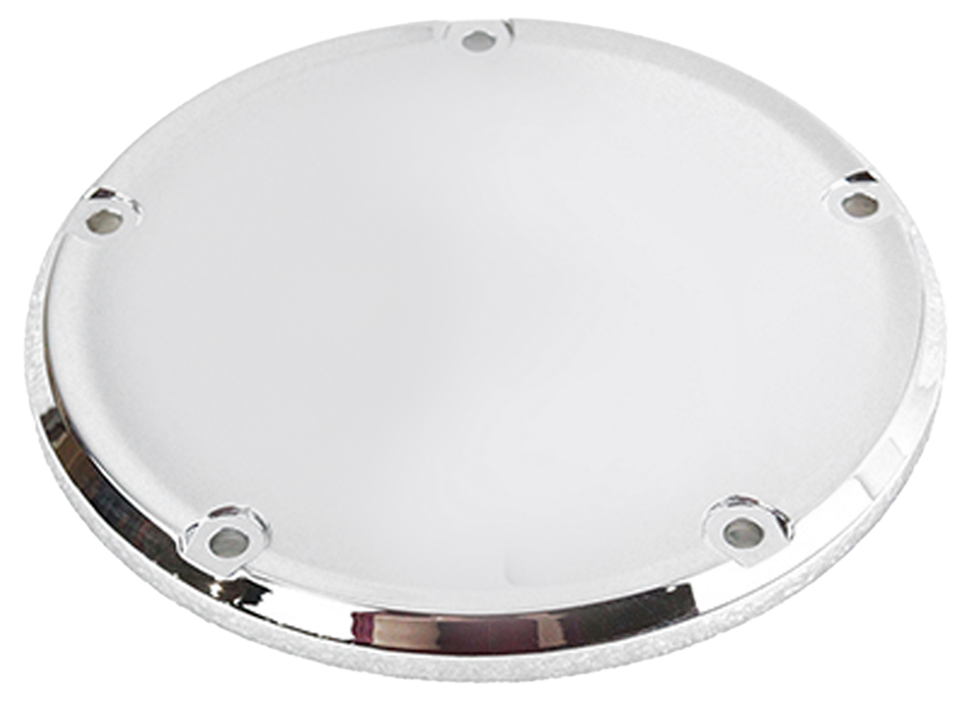 Domed Derby Cover Chrome St18 Up Derby Cover V Twin Mfg Default Title