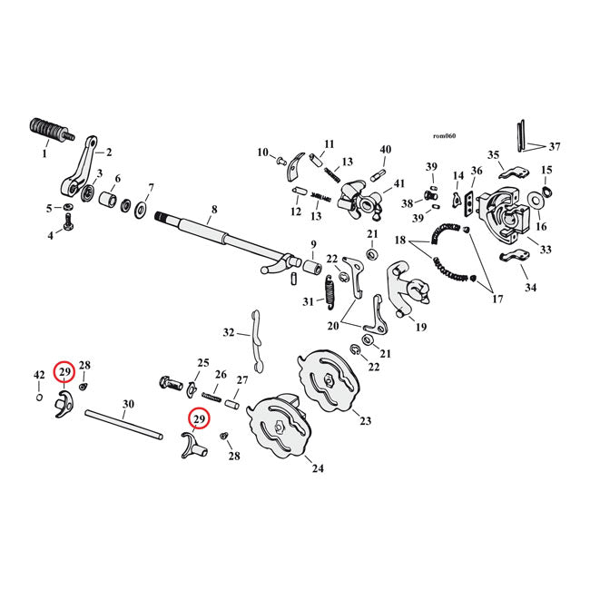 Shifter Fork, +.020" O.S. Shift Forks Mcs