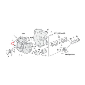 Koyo, Camshaft Needle Bearing. Inner, Front/Rear Cams Bearings Sonnax
