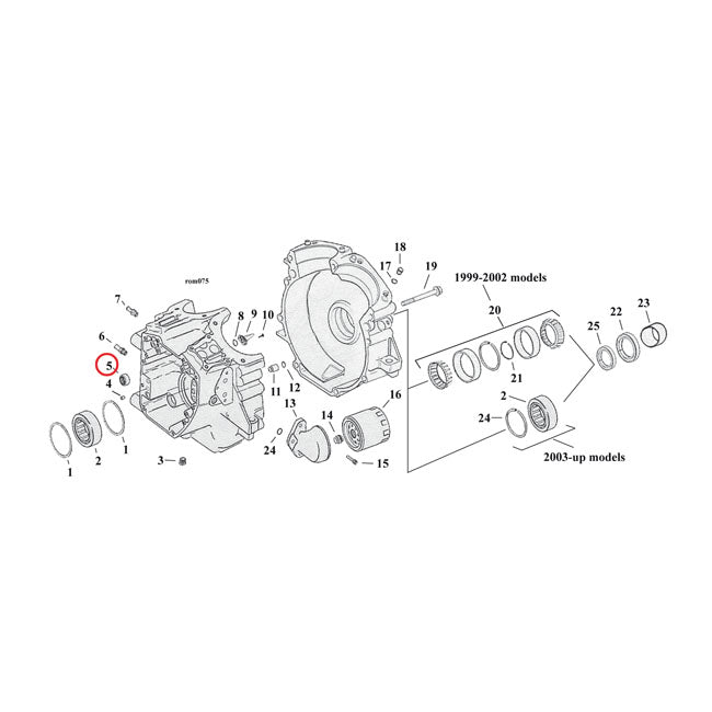 Koyo, Camshaft Needle Bearing. Inner, Front/Rear Cams Bearings Sonnax