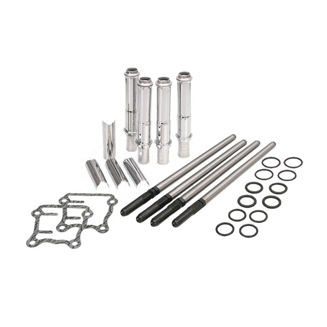 S&S, adj. chromoly pushrod set. Twin Cam -.070" TAPPETS PUSHROD KITS S&S