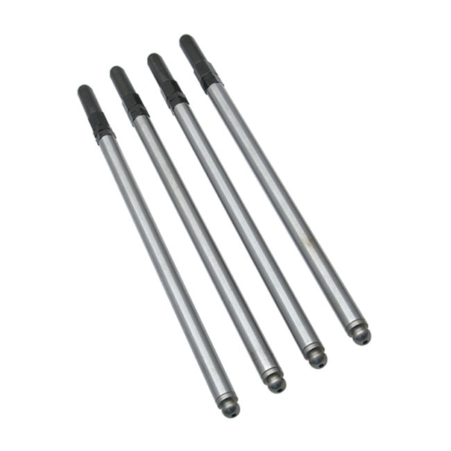 S&S Cycle Pushrod Set Adjustable +.96" Chrome Tappets Pushrod Kits S&S Cycle