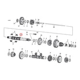 Andrews Mainshaft 5 Spd Belt 85 89 Mainshafts Andrews