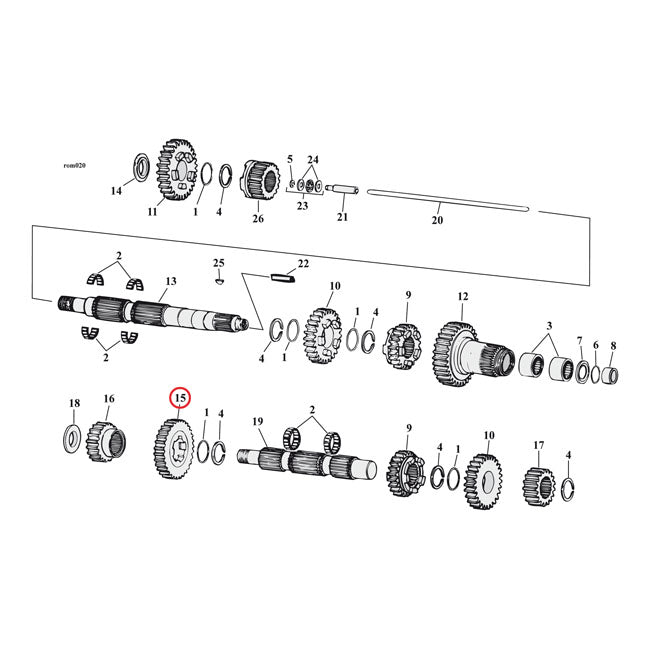 Andrews 5 Spd 1 St Gr Cls Rat 80 06 Transmission Parts Andrews