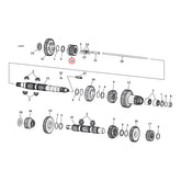 Andrews, 1st gear mainshaft TRANSMISSION GEARS Andrews