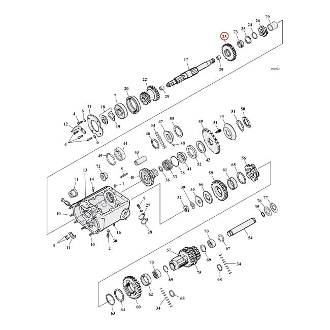 Andrews 3 Rd Gear Set 1.23:1 Transmission Parts Andrews