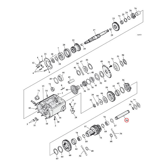 Andrews Transmission Countershaft 4 Speed Countershafts Andrews