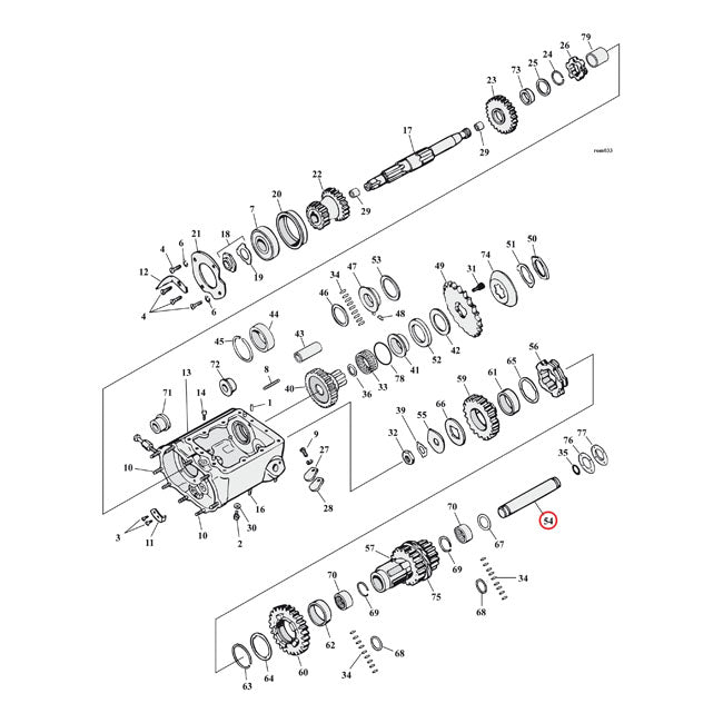 Andrews Transmission Countershaft 4 Speed Countershafts Andrews