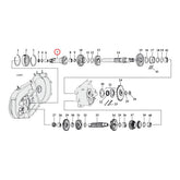 Andrews clutch gear, transmission mainshaft . 17T TRANSMISSION PARTS Andrews