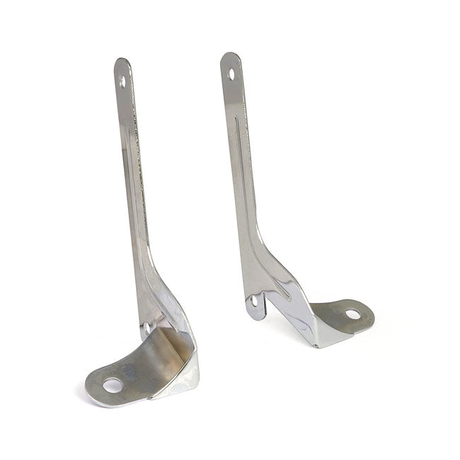 Spotlamp / Passing Lamp Mount Bracket Kit. Chrome Spotlights Mount Brackets Mcs