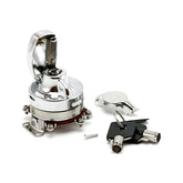 Fl Style Ignition Switch, ''Electronic''. Round Key, Stainless Switches Ignition Mcs