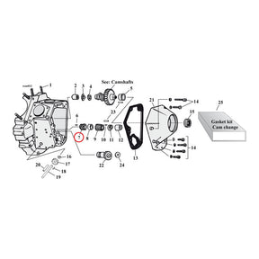 Drive Gear, Oil Pump. 5 Teeth Oil Pumps Gears Mcs