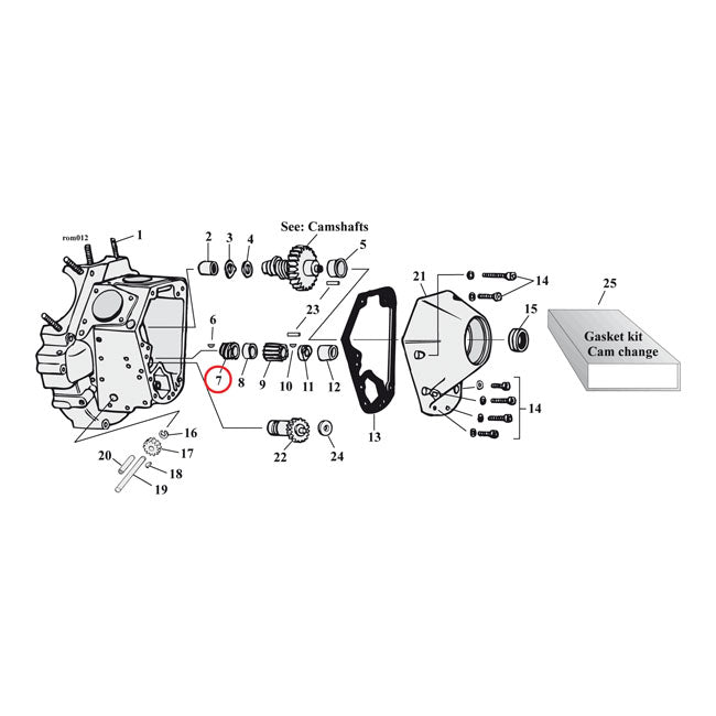 Drive Gear, Oil Pump. 5 Teeth Oil Pumps Gears Mcs