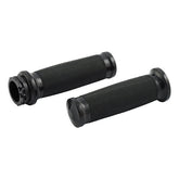 Handlebar Grip Set, Caliber. Black Grips Mcs