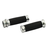 Handlebar Grip Set, Caliber. Polished Grips Mcs