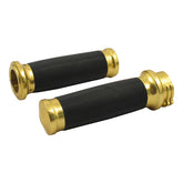 Handlebar Grip Set, Caliber. Gold Grips Mcs