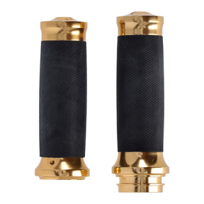 Handlebar Grip Set, Caliber. Gold Grips Mcs