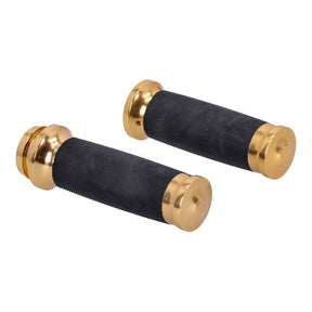 Handlebar Grip Set, Caliber. Gold Grips Mcs
