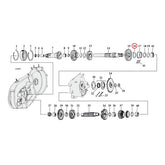 Thrust Washer, Transmission Mainshaft, Right Side .040" Transmission Parts Mcs