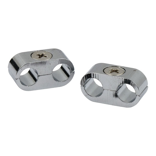 8mm Spark Plug Wire Separator. Smooth, Chrome Spark Plug Wires Separators Mcs