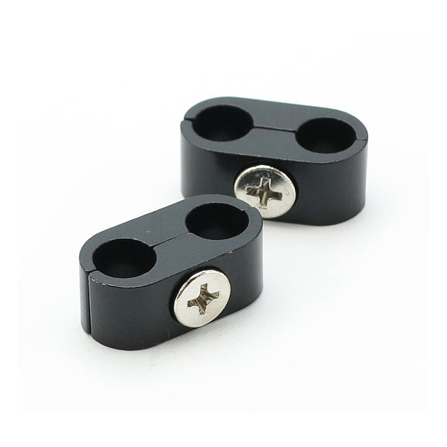 8mm Spark Plug Wire Separator. Smooth, Black Spark Plug Wires Separators Mcs