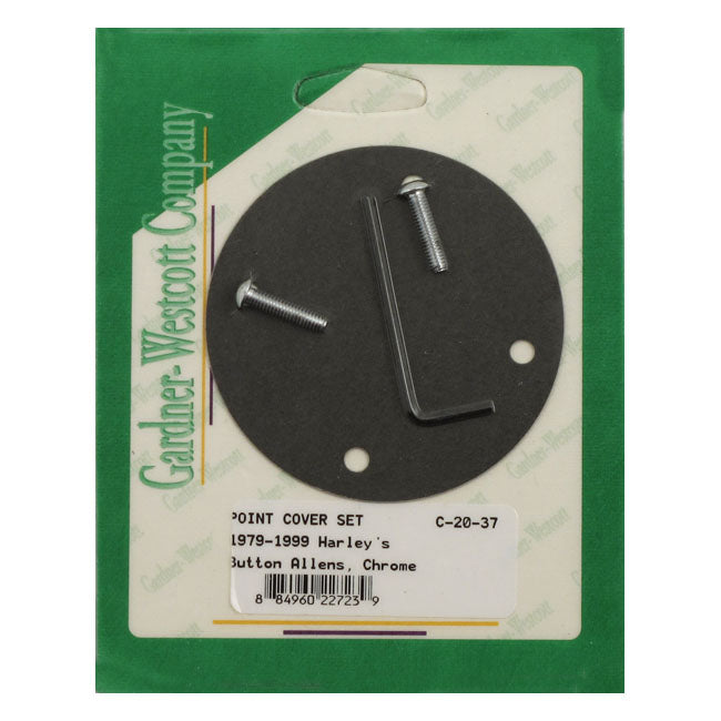 Gw, Point Cover Mount Kit. Chrome, Buttonhead Allen Point Covers Mount Kits Gardner Westcott