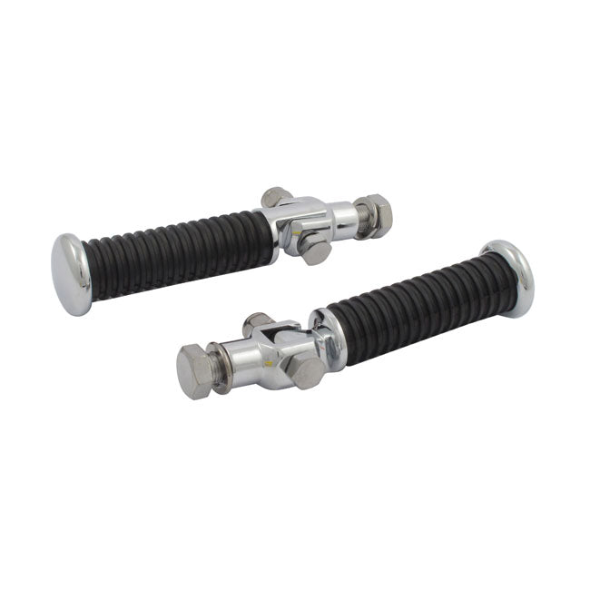 Oem Style Passenger Foot Peg Kit. Chrome Footpegs Mcs