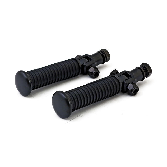 Oem Style Passenger Foot Peg Kit. Black Footpegs Mcs