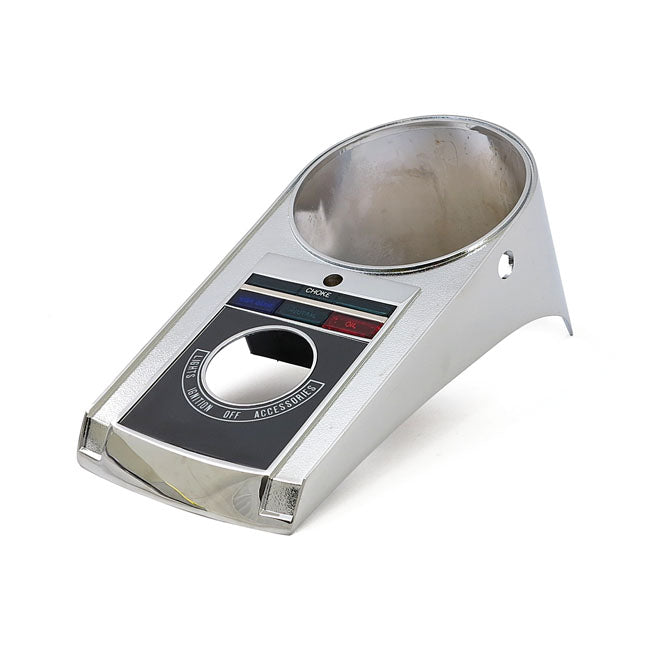 Die Cast Aluminum Dash Cover, 68 90 Style. Chrome Dash Panel Mcs