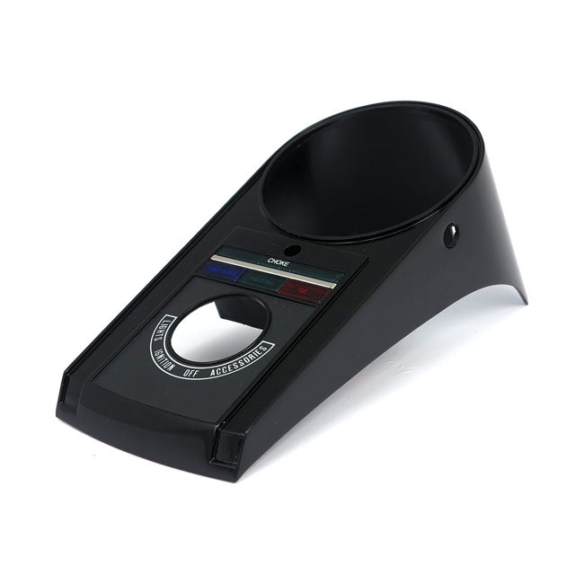 Die Cast Aluminum Dash Cover, 68 90 Style. Black Dash Panel Mcs