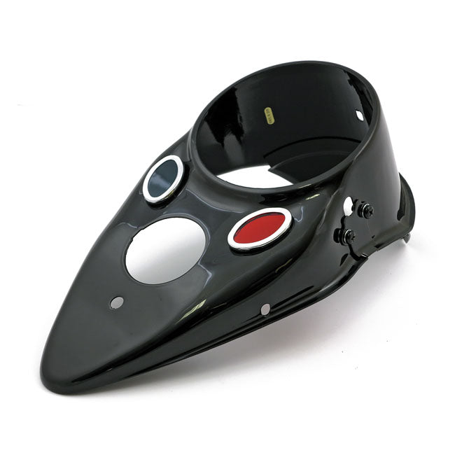 36 46 Style Cat Eye Dash Cover. Gloss Black Dash Panel Mcs