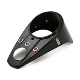 62 67 Style 3 Light Dash Cover. Gloss Black Dash Panel Mcs