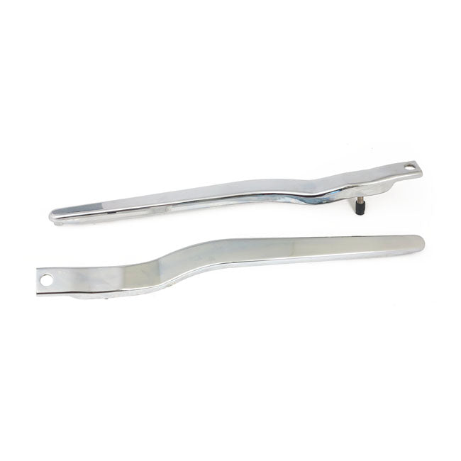 58 84 Fl Fender Struts. Smooth. Chrome Fender Struts Side Mcs
